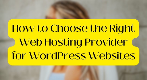 Select How to Choose the Right Web Hosting Provider for WordPress Websites How to Choose the Right Web Hosting Provider for WordPress Websites