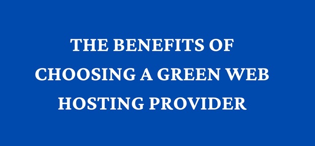 The Benefits of Choosing a Green Web Hosting Provider